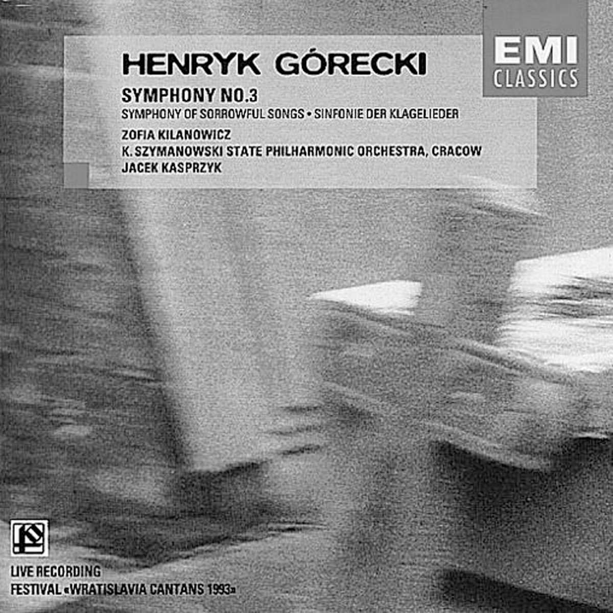 Gorecki Symphony No 3 Op 36 Symphony Of Sorrowful Songs Sinfonie