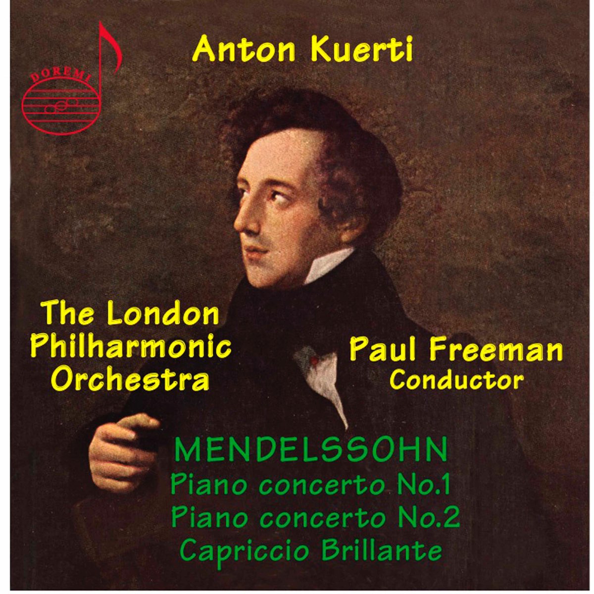 Mendelssohn Piano Concertos Nos Capriccio By Anton Kuerti On