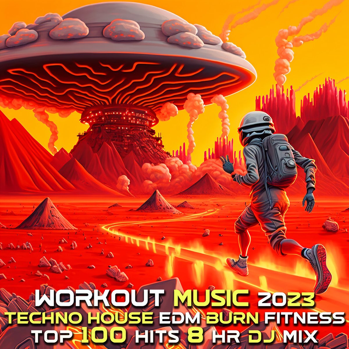 Workout Music 2023 Techno House EDM Burn Fitness Top 100 Hits 8 HR DJ