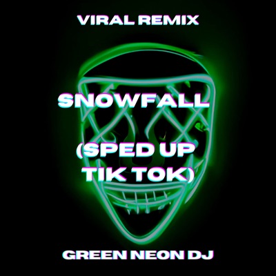 Snowfall Sped Up Tik Tok Remix Green Neon DJ Shazam