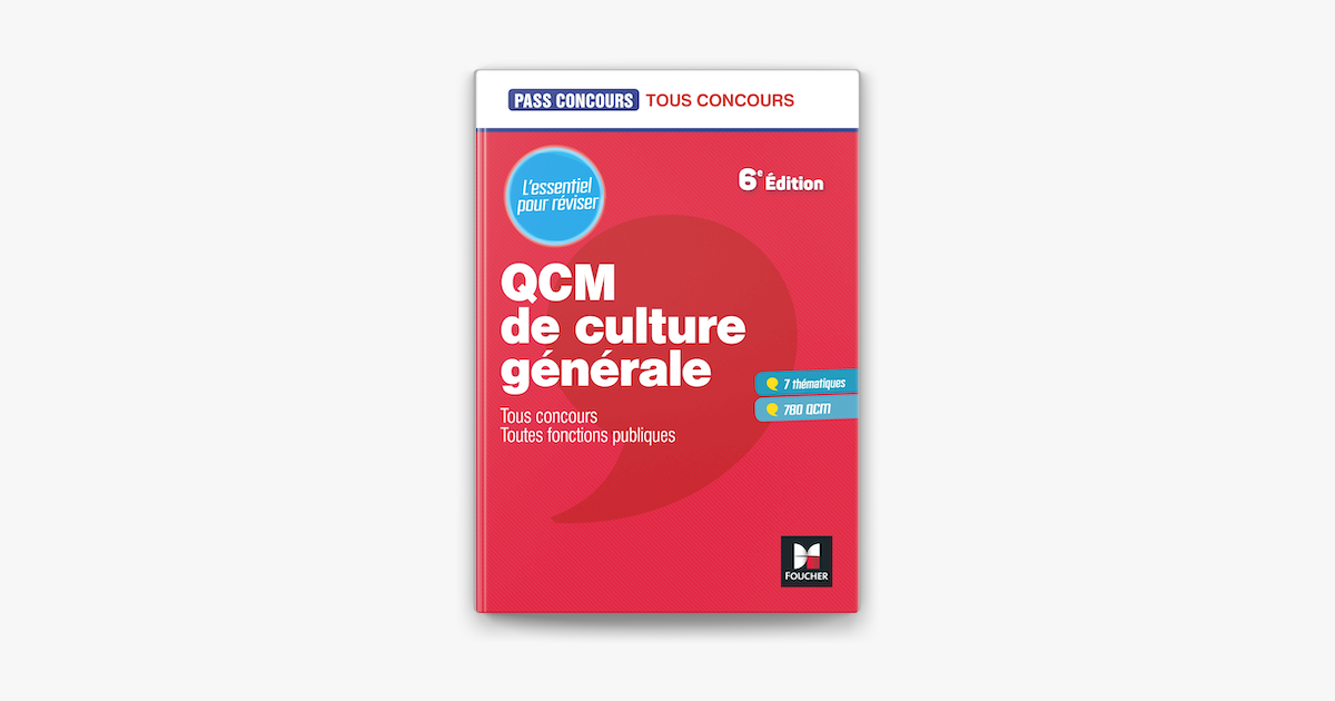 Pass Concours Qcm De Culture G N Rale Tous Concours R Vision Et