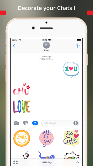 ‎Animated Lingo Stickers Screenshot