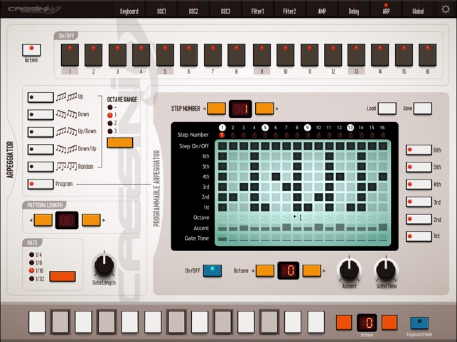 CASSINI Synthesizer for iPad Screenshot