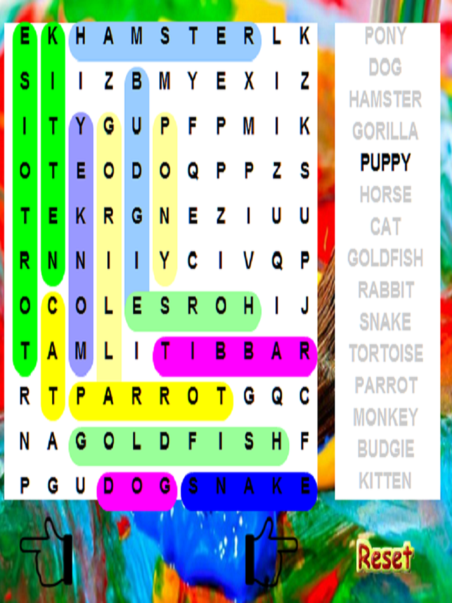 ‎Kids Word Search - 14 X Levels Screenshot