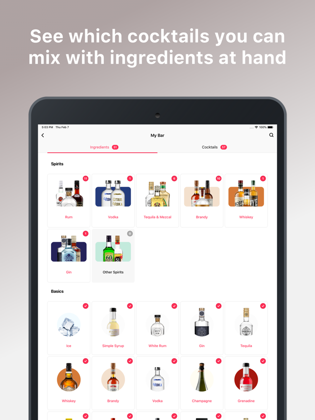 ‎Cocktail Flow - Drink Recipes Screenshot