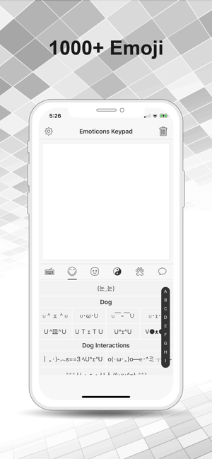 ‎表情符號鍵盤 - 特殊符號、顏文字輸入法 Screenshot