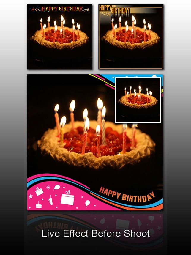 ‎Birthday Frame Greetings Screenshot