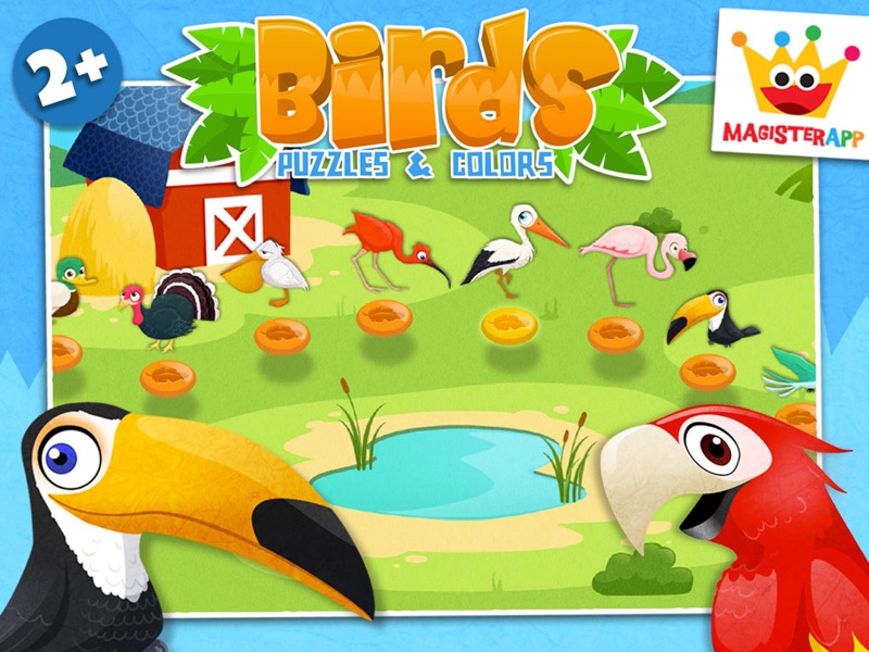 jogos para crianas e bebês 3 : colorir birds