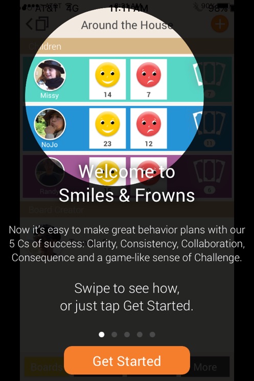 smiles & frowns: rewards chart