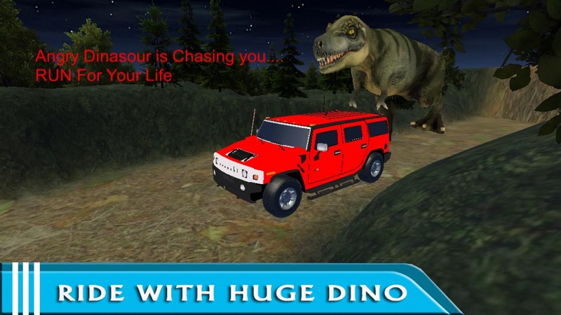 dinosaur park - jeep driver