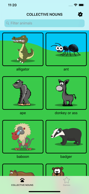 60app02store 上的"collective nouns"