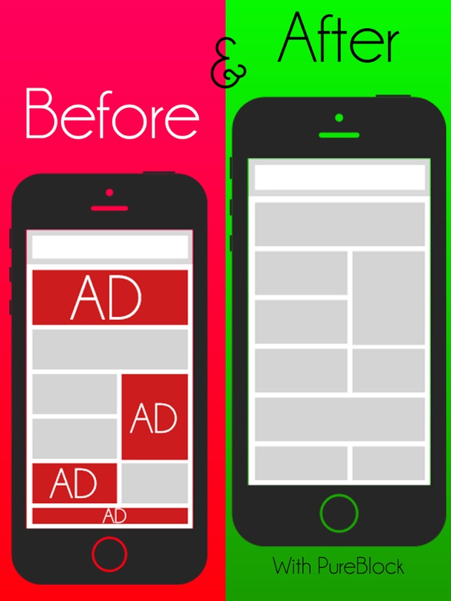 ‎PureBlock: Ad Blocker, Faster Web Browsing Save Data & Money Screenshot