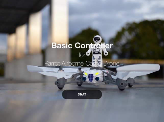 basic controller for airborne cargo drone - ipad