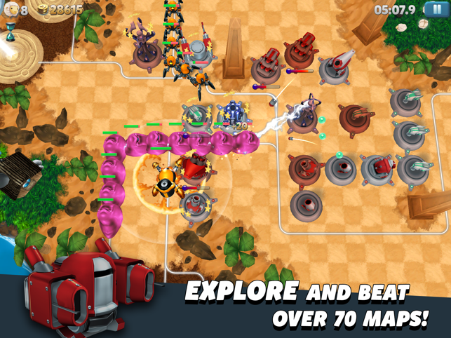 【ios app】tower madness 2 外星人入侵塔防游戏 2