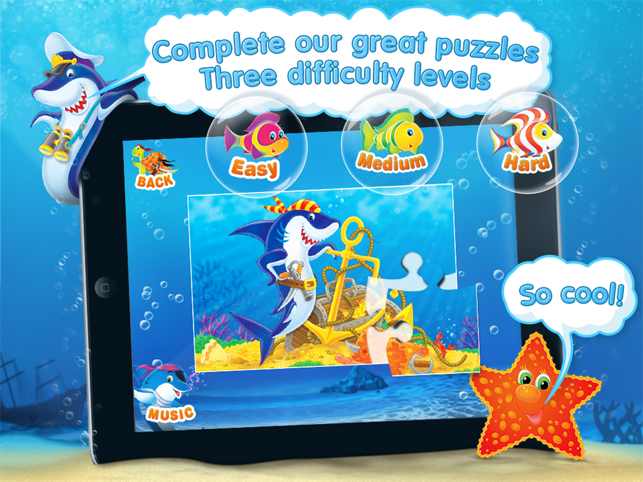 ‎Puzzles 'N Colouring - Sea Adventures Screenshot