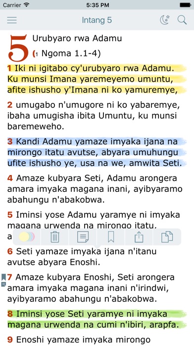 kinyarwanda bible. rwanda holy bible daily version