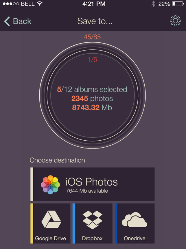 ‎PikUp Pro - Backup Social Photo Screenshot