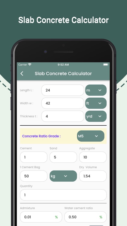 Concrete Calculator 2024 By Kantaben Gorasiya