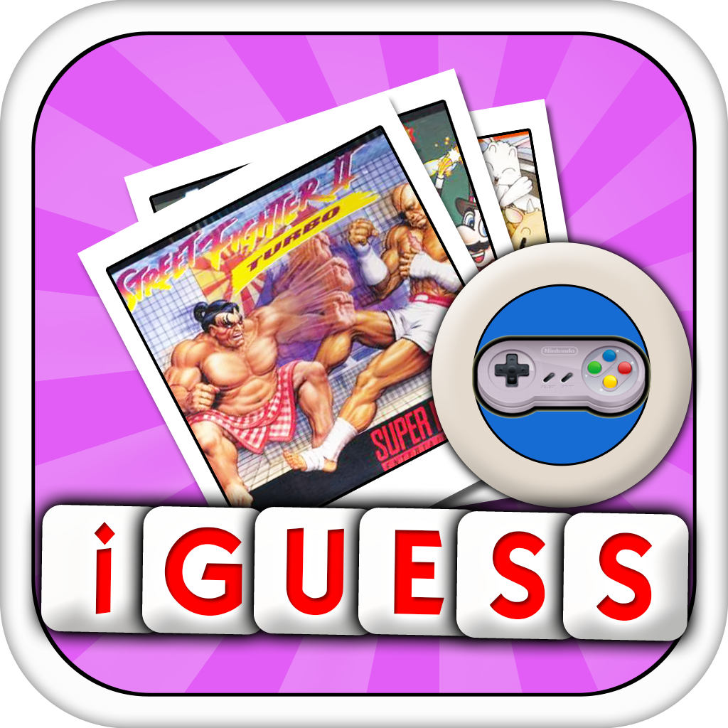 iGuess for TOP SNES Video Games ( VDO game Cover Picture Quiz ) icon