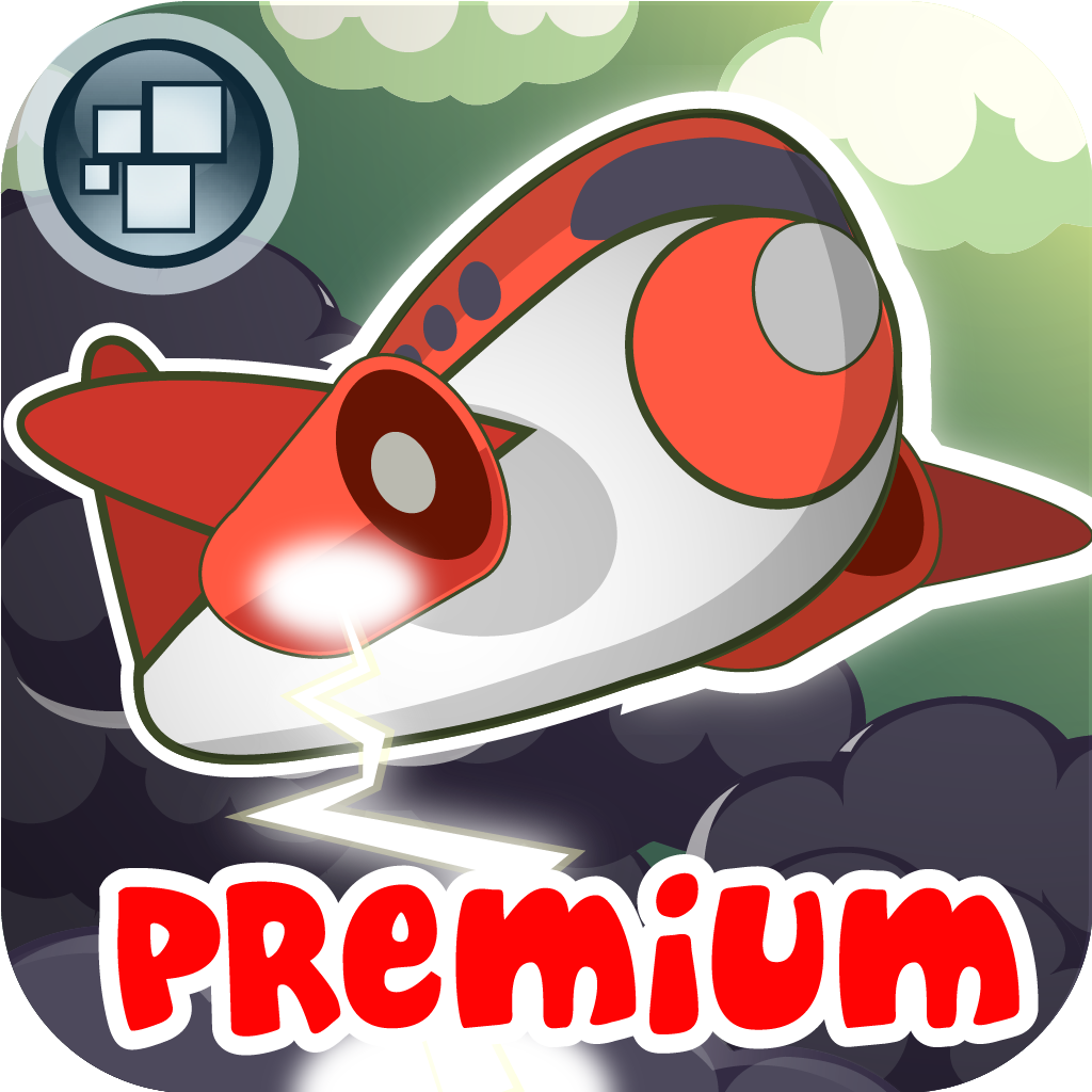 Plane in Storm Premium icon