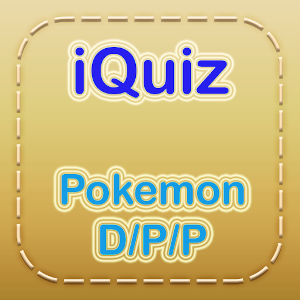 iQuiz for Pokemon Diamond/ Pearl/Platinum Version icon