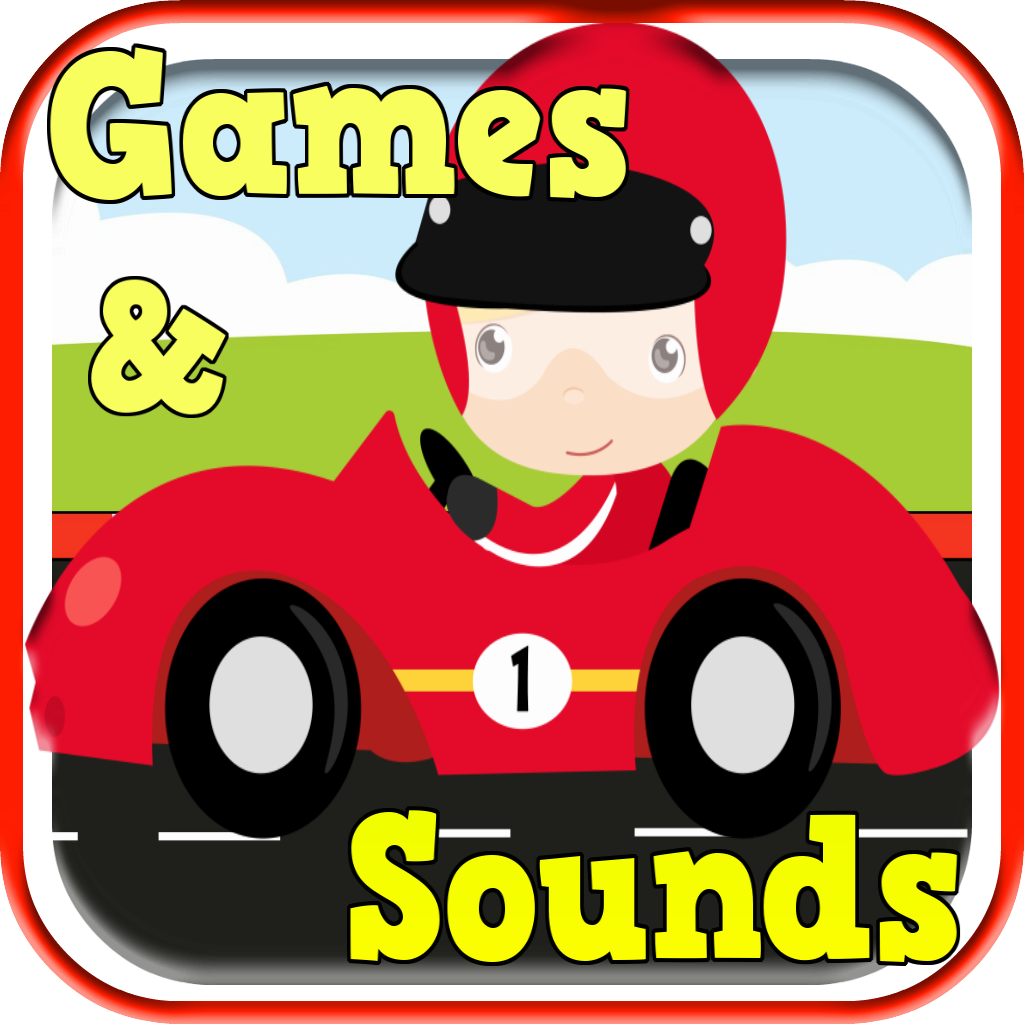 Car Games For Kids- Car Sounds, Matching, Rescue Game and Vehicle Puzzles: Fun Toddler and Preschool Activities