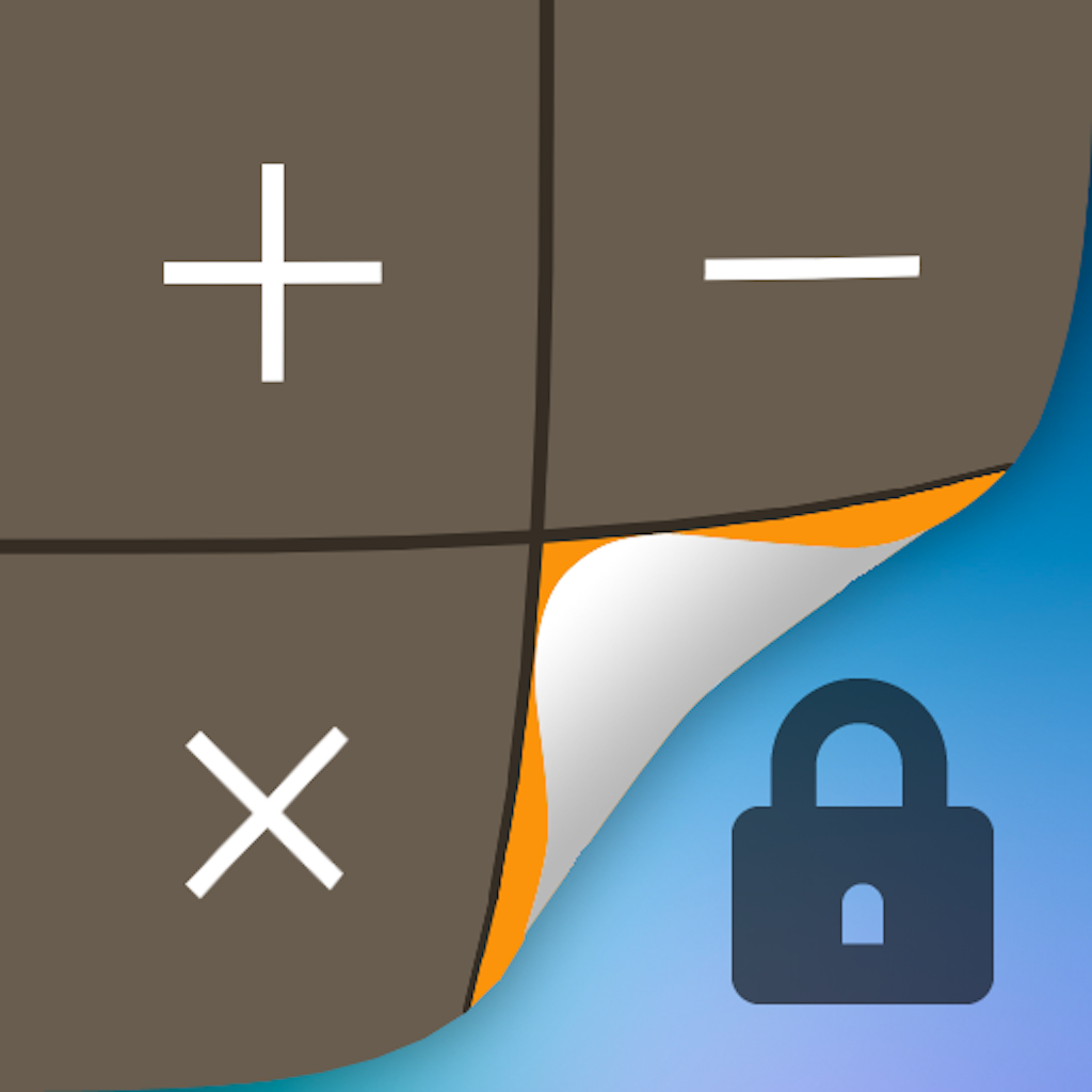 Private Photo+Video+Note Vault - Protect secret photos, videos, notes, documents, and passwords in a secure fake calculator folder icon