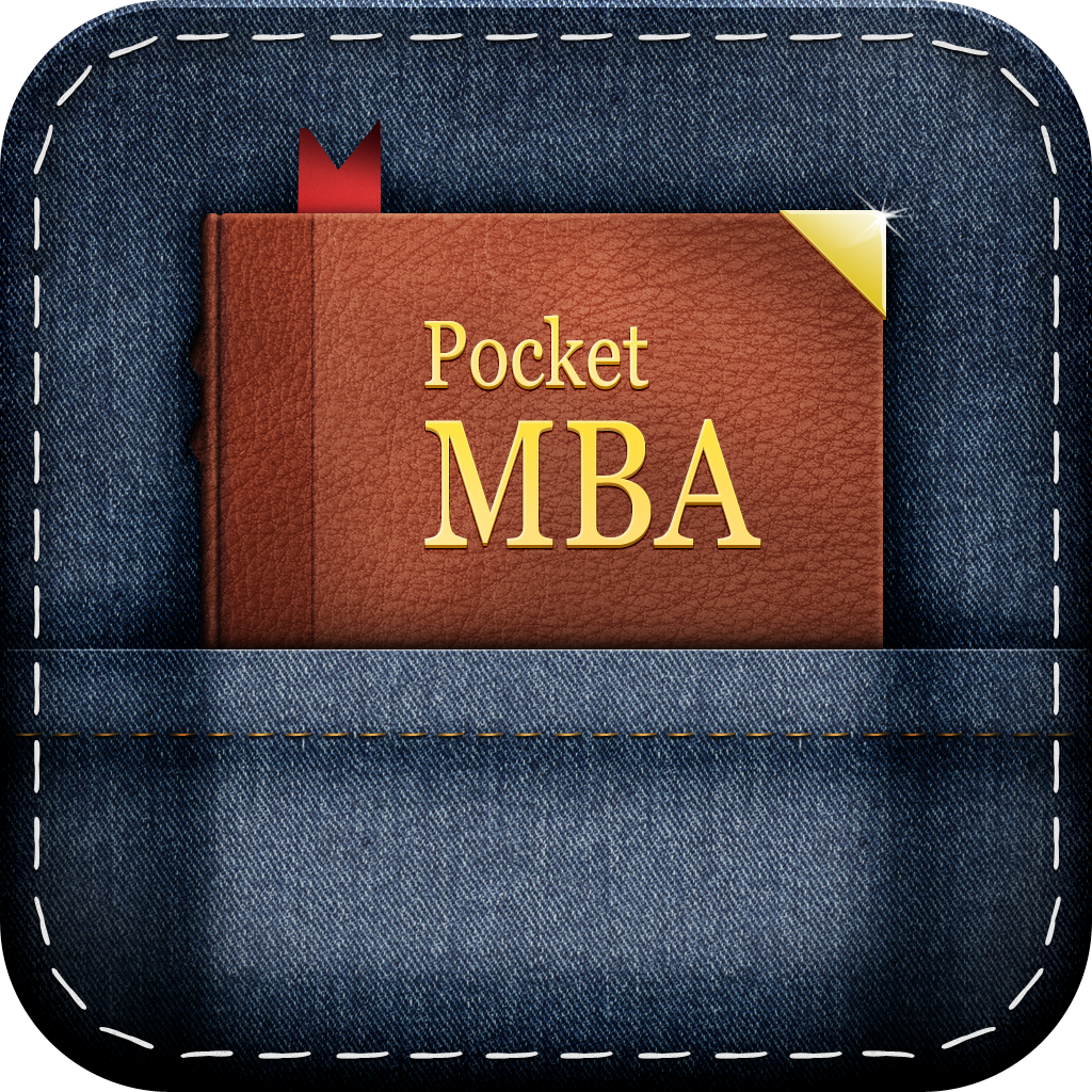 Pocket MBA: Learning Studio with books, tests and flash cards.