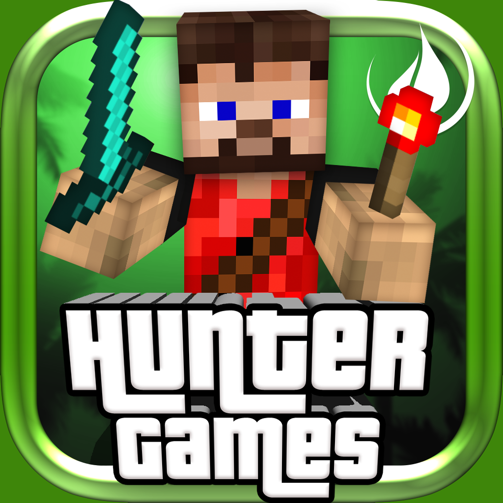 Hunter Games - Mini Mine Survival Shooter Game in 3D Pixel Blocks icon