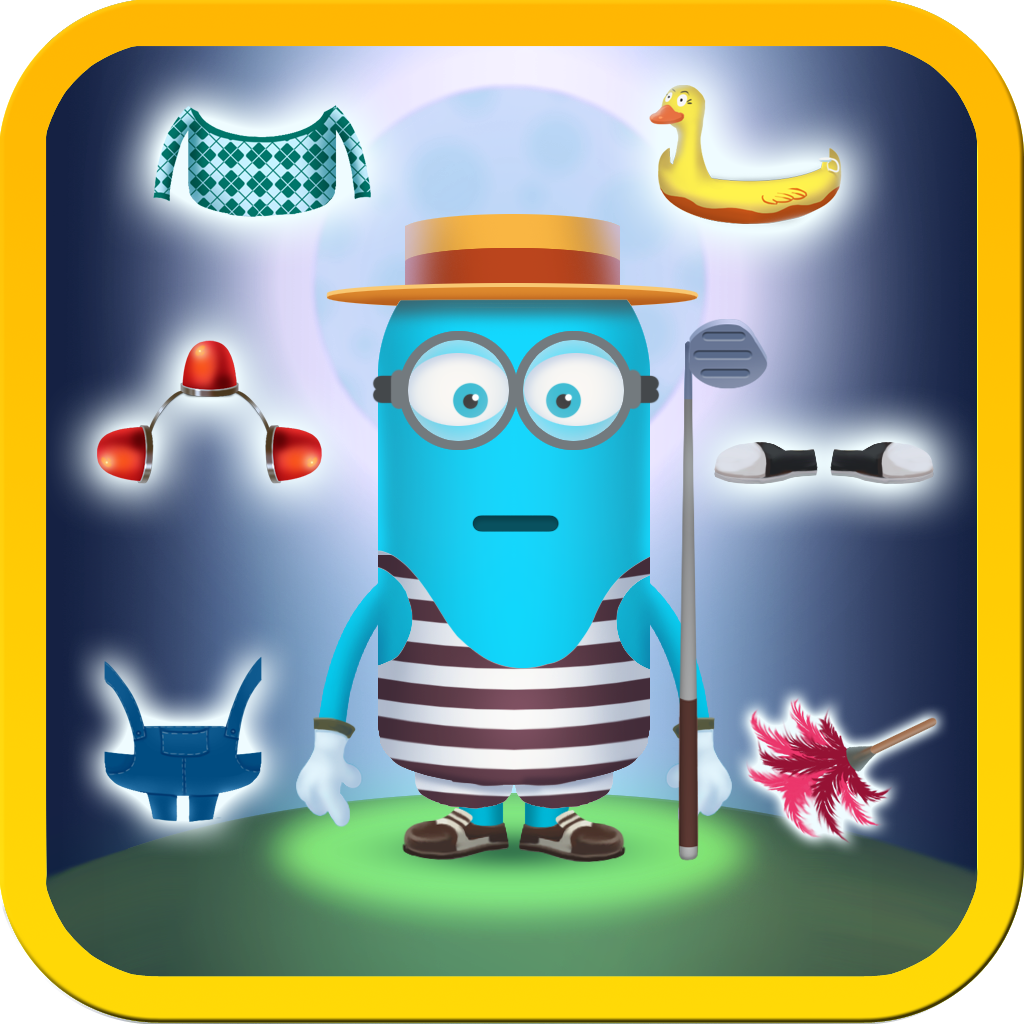 Dress up the Crazy Mini Guy - Free Kids Game icon