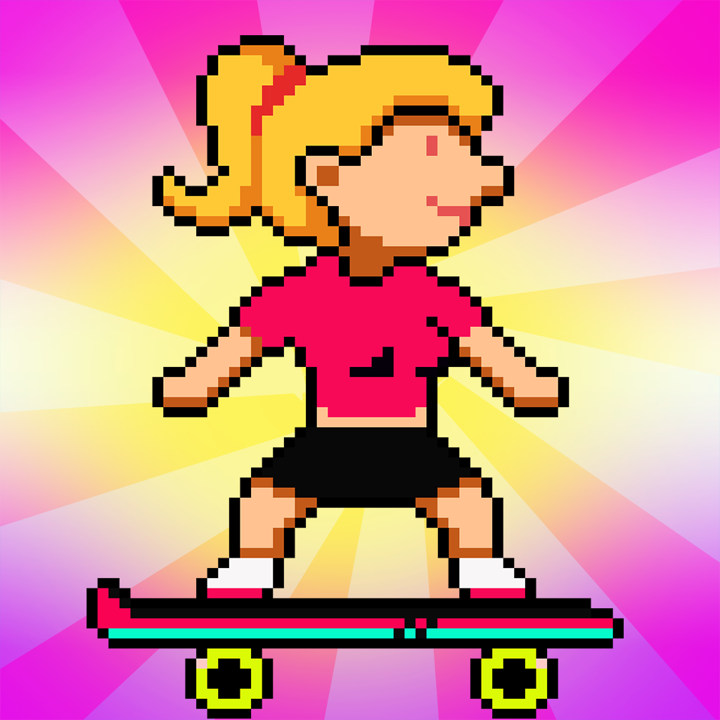 Jumpy Fashion Girl : Skating to go Shopping and Salon Story icon