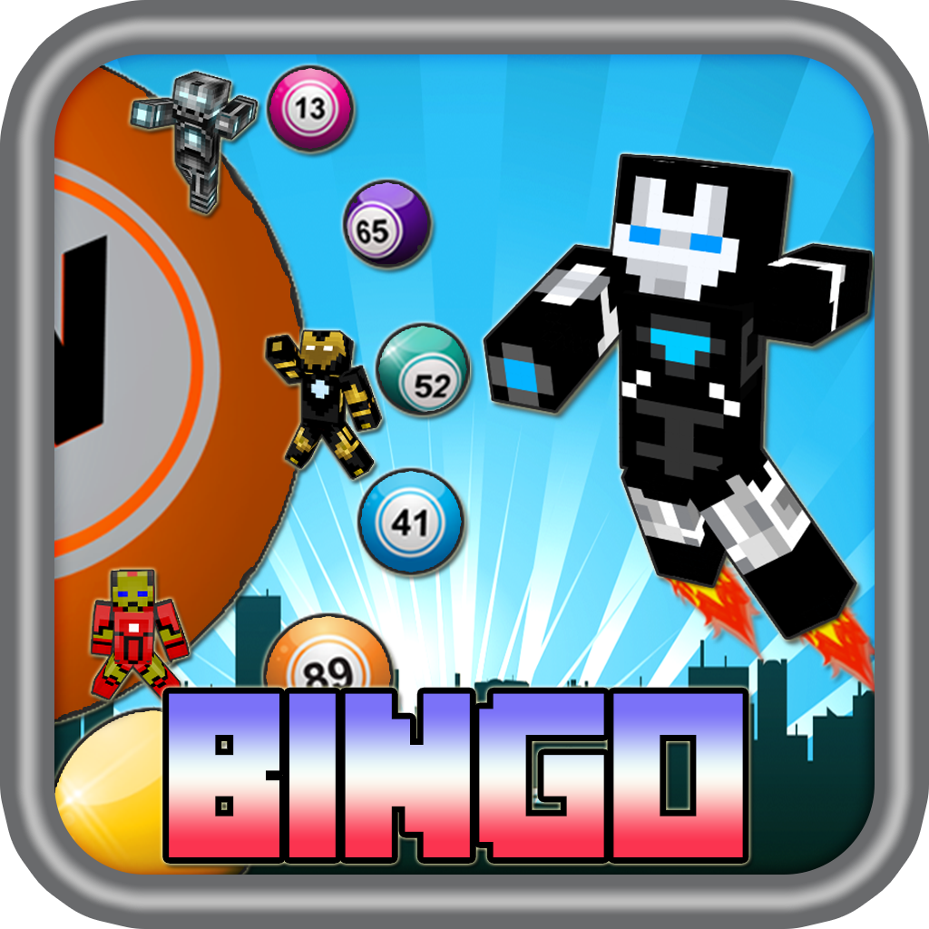 Iron Blocks Bingo Blitz - man & boy edition