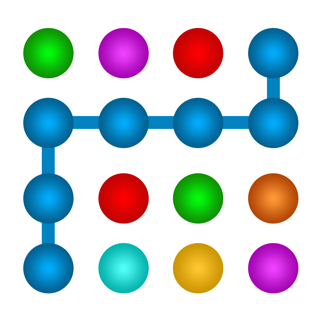 Connecting Five - New bonus score dot flow game