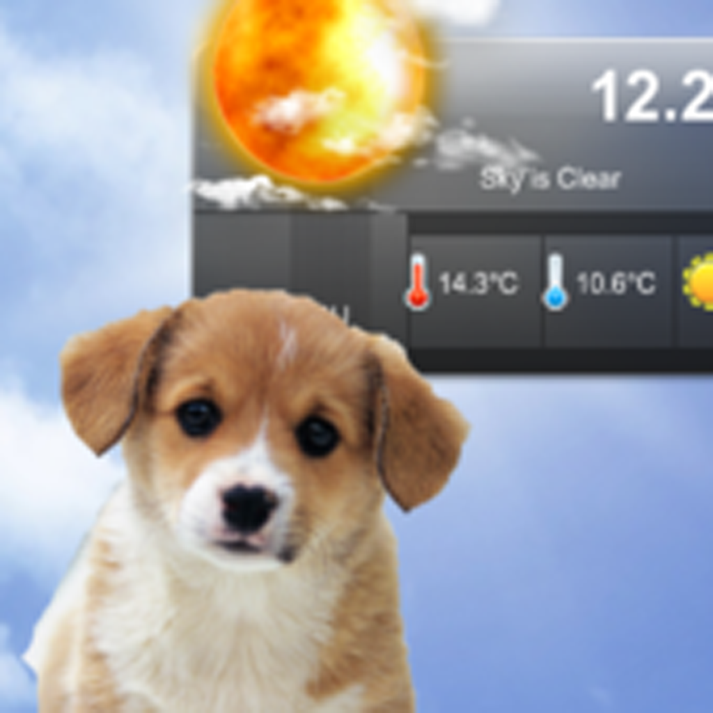 Puppies Weather HD icon