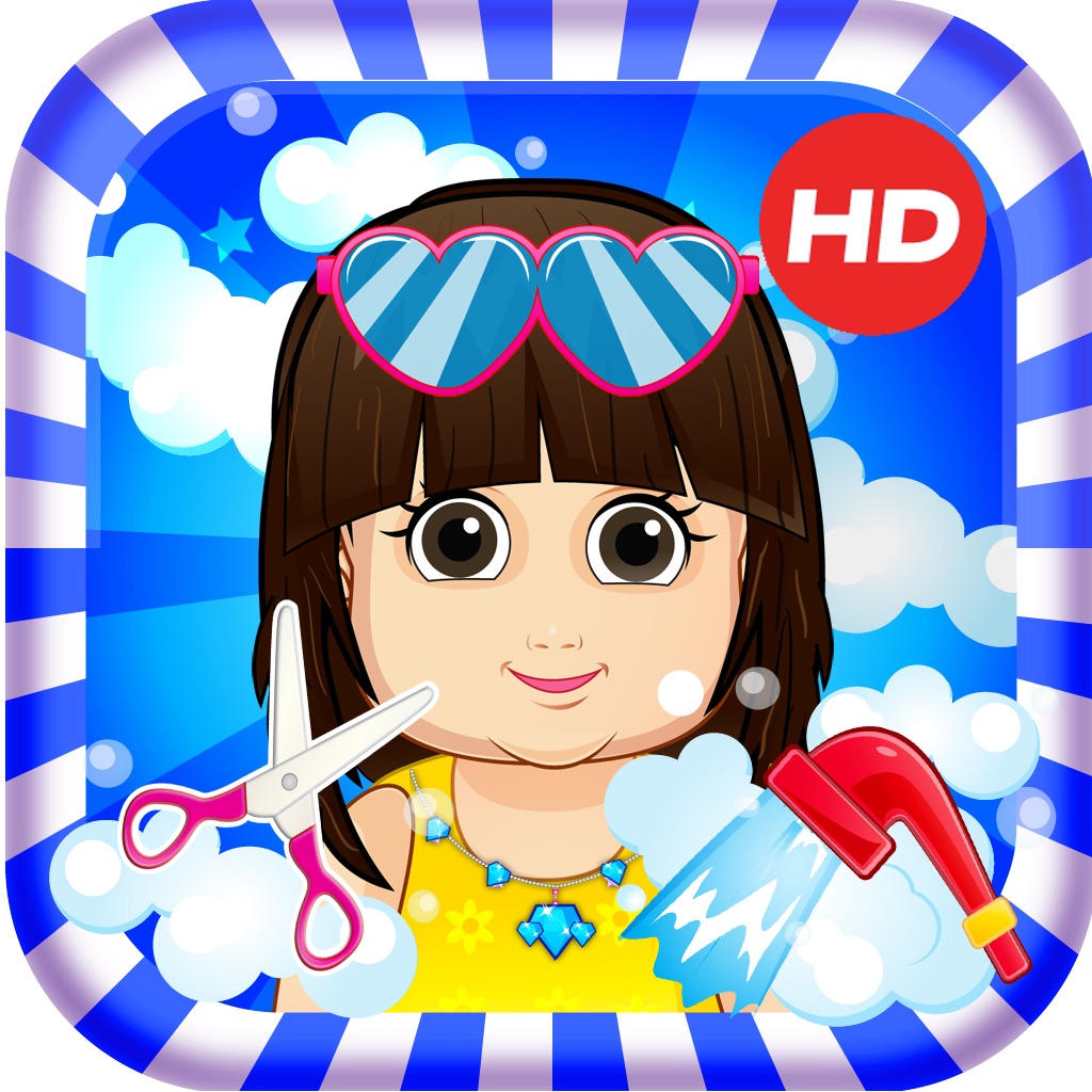 Baby Hair Salon HD - Fun Kids Games