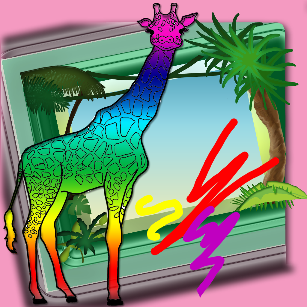 Wild Coloring - Wild Animals Educational Fun Coloring Pages Drawing Learning Experience