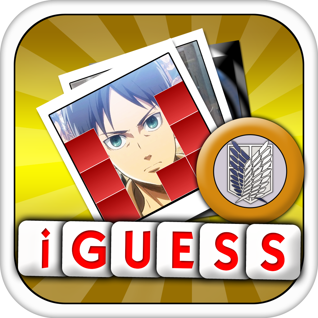 iGuess for Popular Anime Characters of All Time Free ( Pictures Puzzle Attack on Titan Edition Quiz ) icon