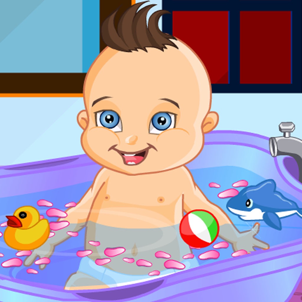 Cute Baby Bathing - Fun Kids Game