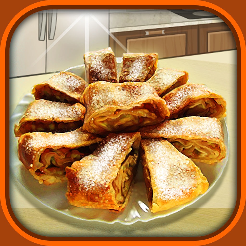 Bavarian Apple Strudel - Cooking Game!