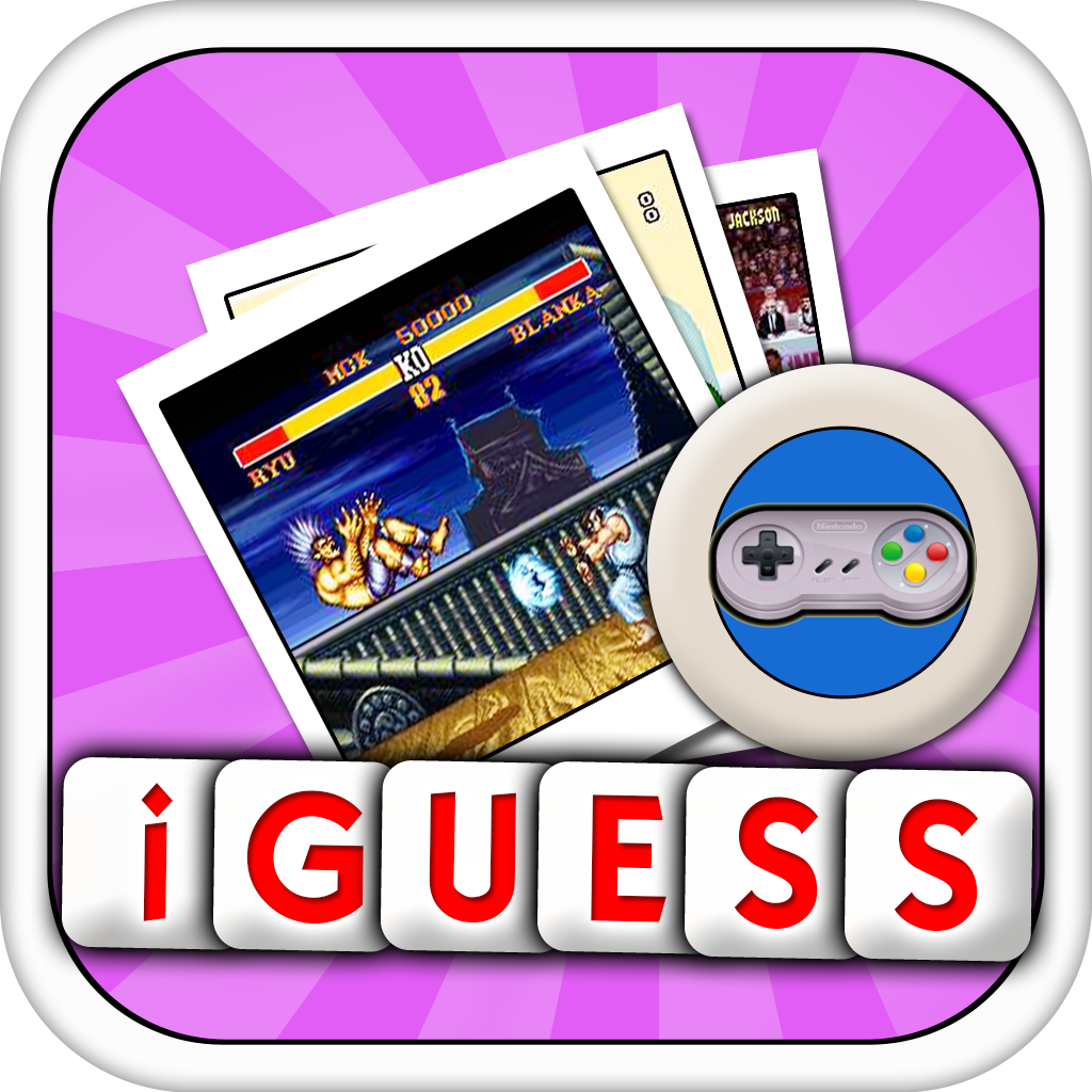 iGuess for TOP SNES Video Games ( VDO Game Screenshot Pictures Quiz )