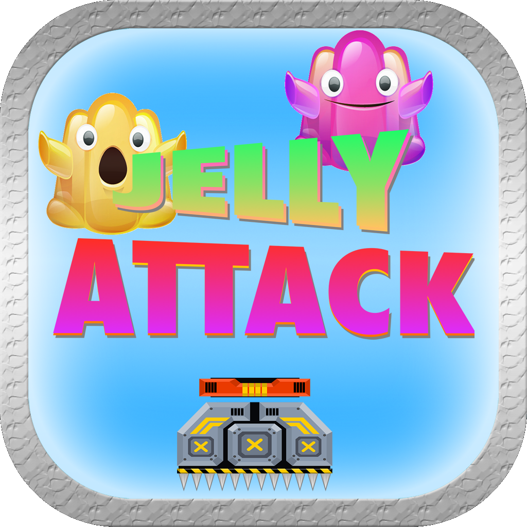 Jelly Attack Space - The Classic Invader