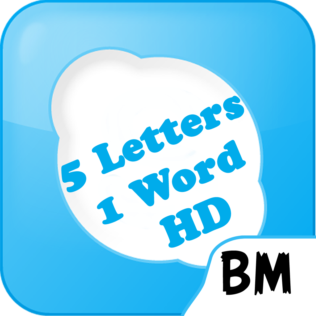 5 Letters 1 Word HD icon