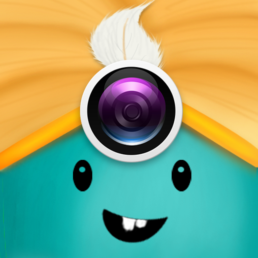 Wikimagic Camera : search cartoon sticker emoji and put on pictures and photos icon