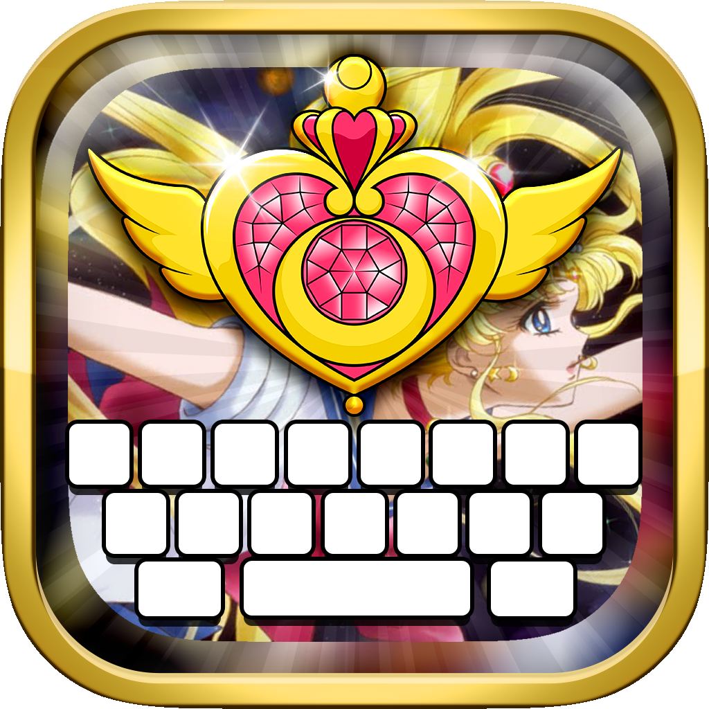 KeyCCM – Manga & Anime " Sailor Moon Edition " Custom Wallpaper Keyboard Themes