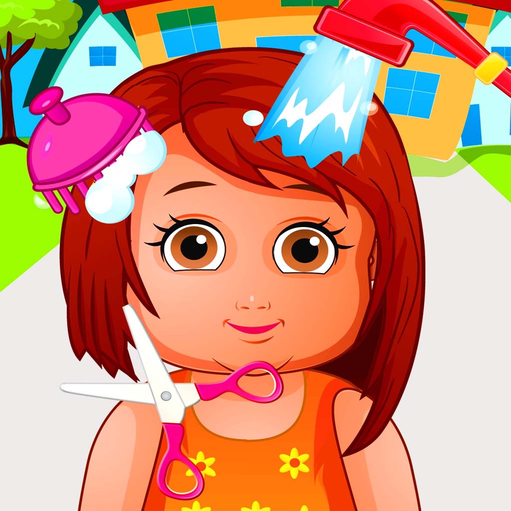 New Baby Hair Salon - Free Kids Games icon