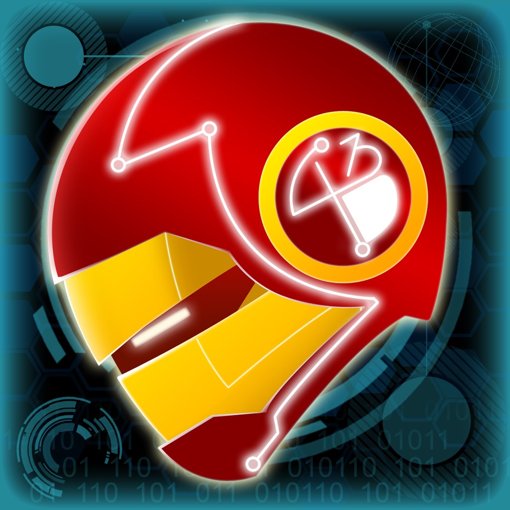 An Official Neon Rush HD FREE - 3D Super Hero Run Game Icon