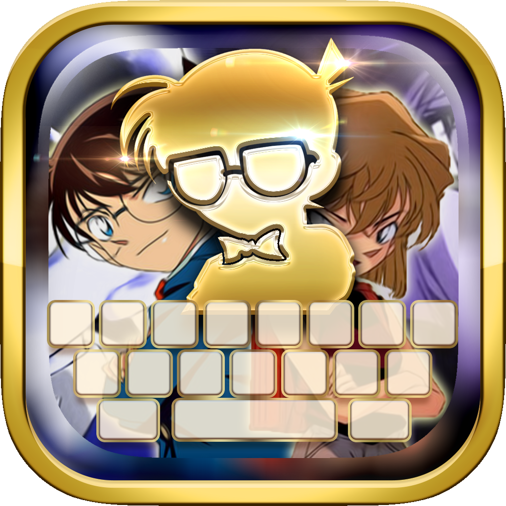 KeyCCM – Manga & Anime : Custom Color & Wallpaper Keyboard Themes For Detective Conan Edition icon