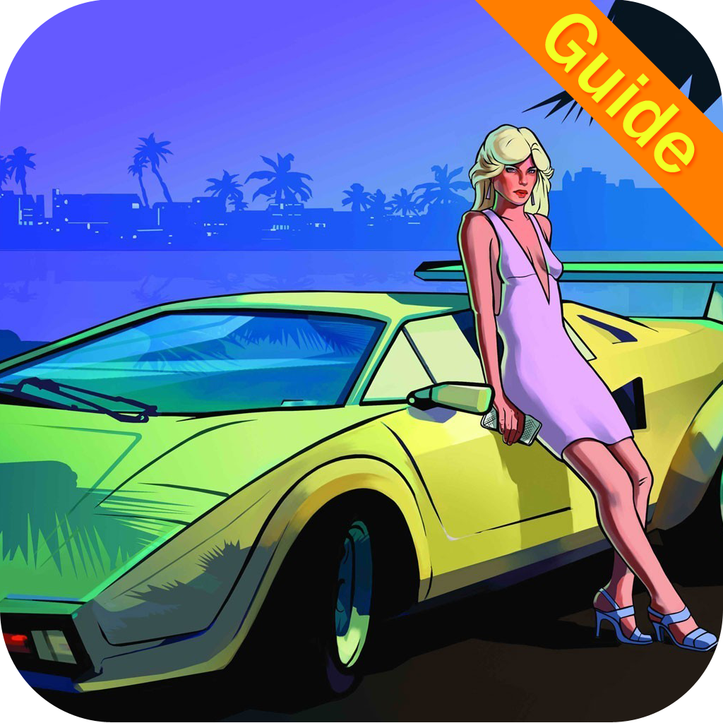 Guide for Grand Theft Auto: Vice City - Maps, Nights, Stories, Vice Cops, Robbers, Gangstar and Theft icon