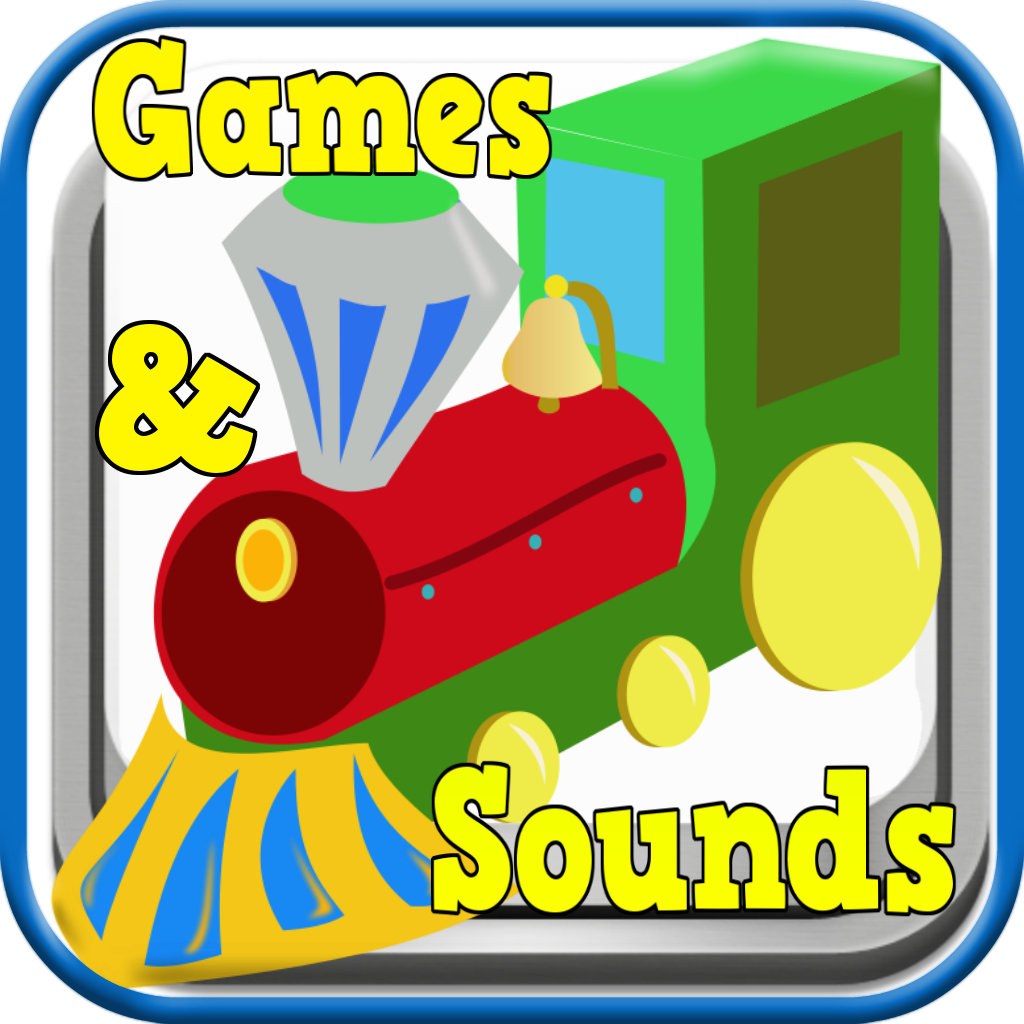 Train Games For Kids: Locomotive Sounds, Animal & Dinosaur Matching & Fun Railroad Puzzle - CuteToddler & Preschool Activites icon