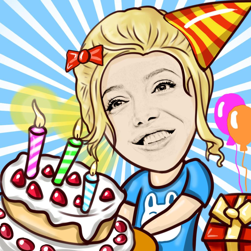 Birthday Gif Camera - My Birthday Cards Maker icon